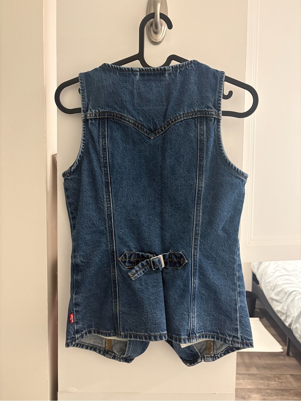 Levi's Blue Denim Button-Up Vest - Picture 2 of 4